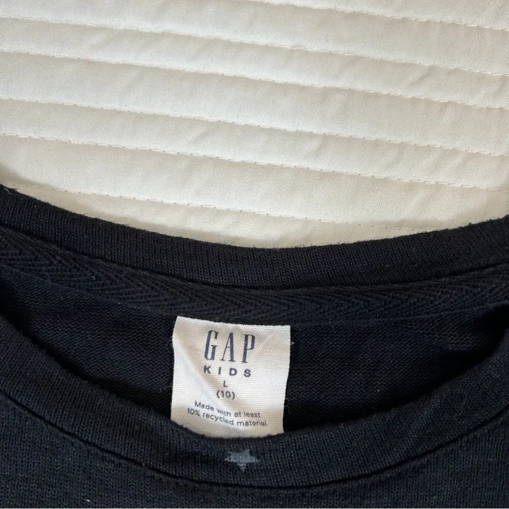 Gap Kids Girls Knit 2pc Matching Set Top Balloon Sleeve Jogger Pant Stars Black